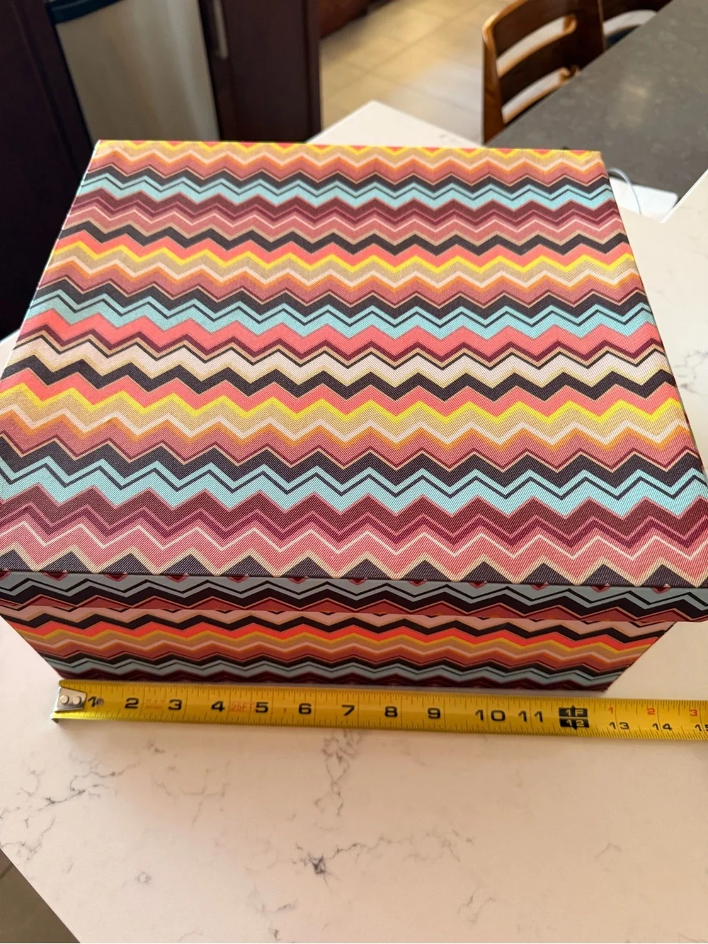 Missoni for Target Chevron Storage Box Bin with Lid Organizer